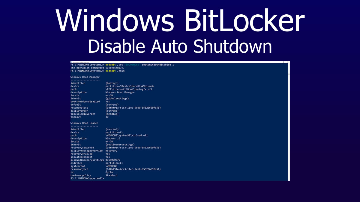 curly correct start Fixed: Windows BitLocker Password Screen Auto Powering Off – Michael Paul |  @micoolpaul